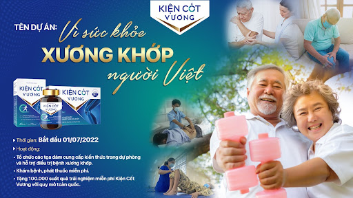 CVI Pharma ra mắt Dự án “Vì sức khỏe xương khớp người Việt”.